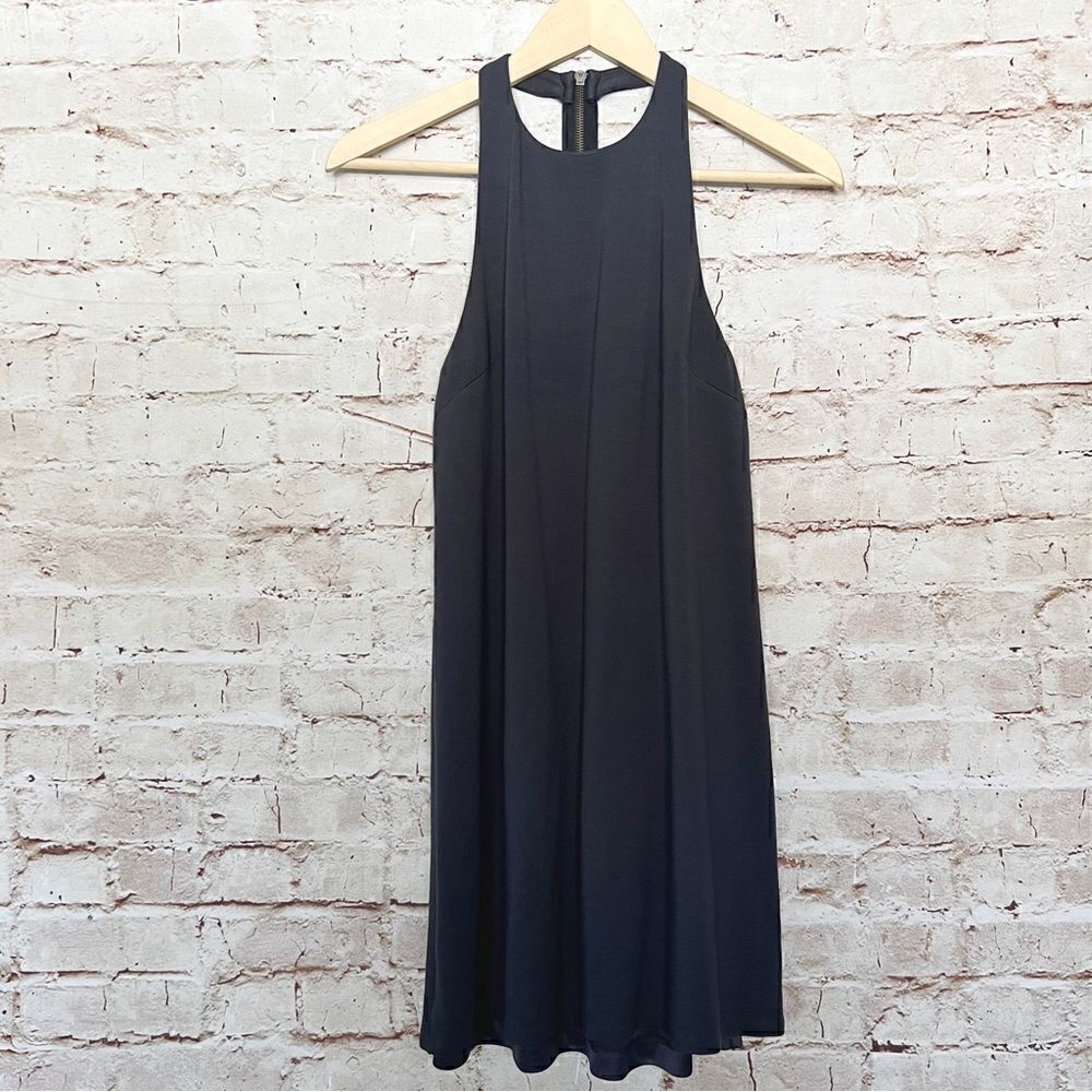 Bailey 44 mini halter dress zipper back